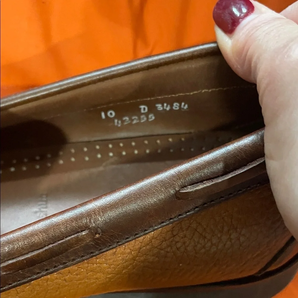 Allen Edmonds Brown and Black Tassel Loafers